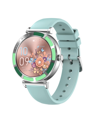 Trevi T-FIT 245 L 3,23 cm (1.27") IPS 41 mm Digital Pantalla táctil Verde, Metálico