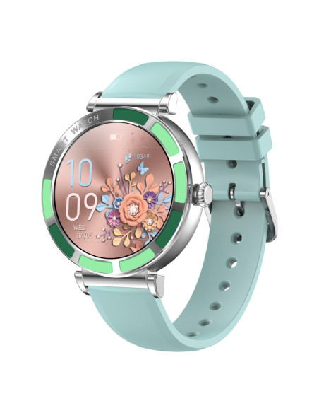 Trevi T-FIT 245 L 3,23 cm (1.27") IPS 41 mm Digital Pantalla táctil Verde, Metálico