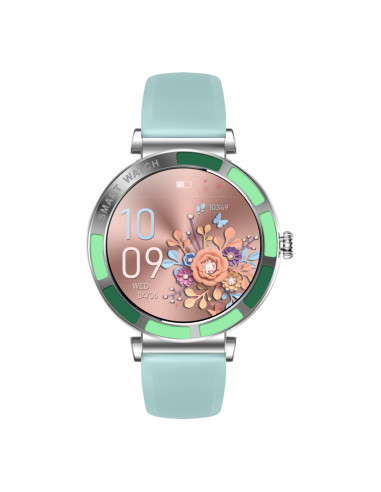 Trevi T-FIT 245 L 3,23 cm (1.27") IPS 41 mm Digital Pantalla táctil Verde, Metálico