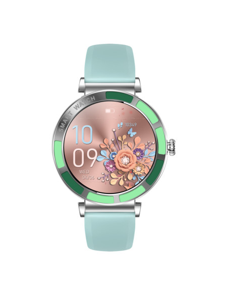 Trevi T-FIT 245 L 3,23 cm (1.27") IPS 41 mm Digital Pantalla táctil Verde, Metálico