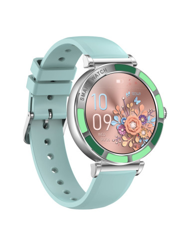 Trevi T-FIT 245 L 3,23 cm (1.27") IPS 41 mm Digital Pantalla táctil Verde, Metálico
