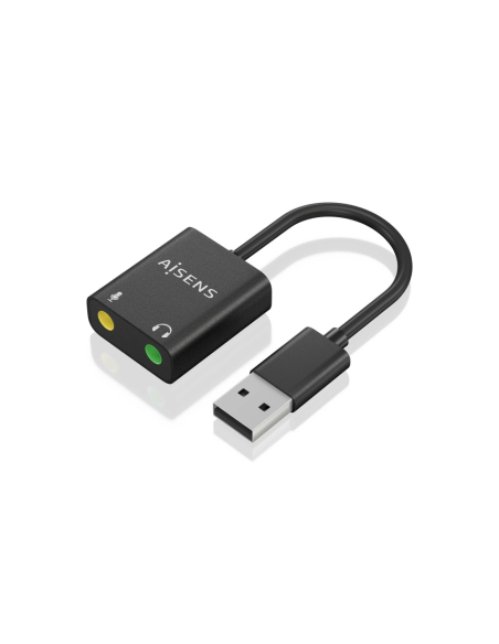 AISENS A106-0769 cambiador de género para cable 2x 3.5 mm