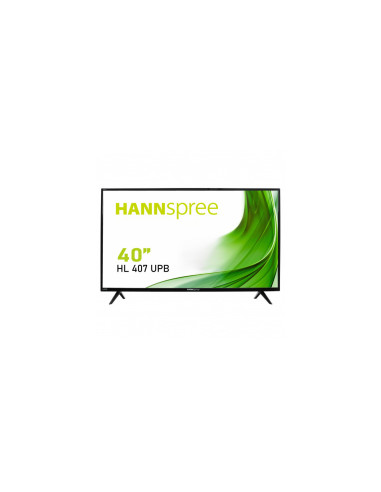 Hannspree HL407UPB pantalla de señalización 100,3 cm (39.5") VA 260 cd / m² Full HD Negro Procesador incorporado