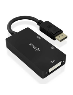 AISENS A125-0861 adaptador de cable de vídeo 0,15 m VGA + HDMI + DVI
