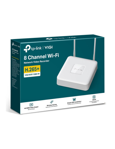 TP-Link VIGI NVR1108H-W Blanco