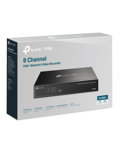 TP-Link VIGI NVR1008H-8P Negro
