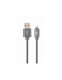 Cablexpert CC-USB2S-AMLM-1M-BG cable de conector Lightning 8 m Gris
