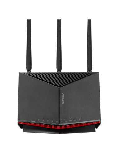 ASUS RT-BE86U router inalámbrico 10 Gigabit Ethernet Doble banda (2,4 GHz / 5 GHz) Negro