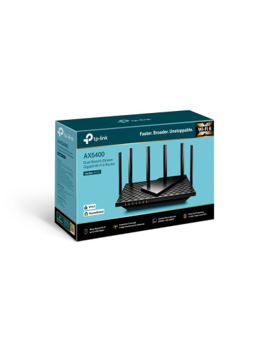TP-Link Archer AX73 router inalámbrico Gigabit Ethernet Doble banda (2,4 GHz / 5 GHz) Negro