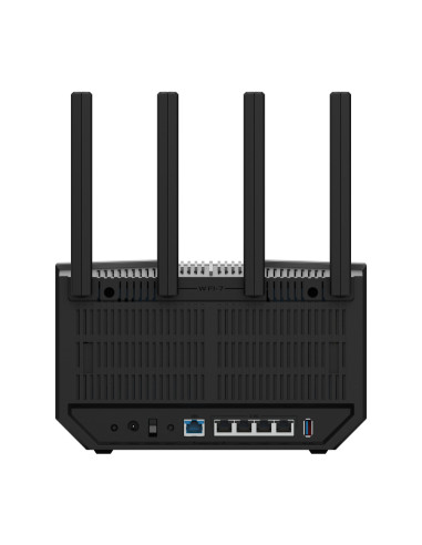 ASUS RT-BE92U router inalámbrico 10 Gigabit Ethernet Tribanda (2.4 GHz / 5 GHz / 6 GHz) Negro