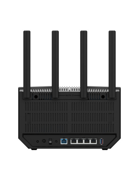 ASUS RT-BE92U router inalámbrico 10 Gigabit Ethernet Tribanda (2.4 GHz / 5 GHz / 6 GHz) Negro
