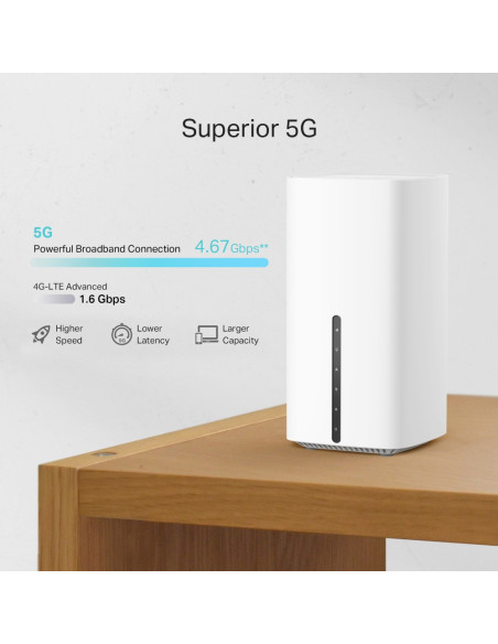 TP-Link Archer NX210 router inalámbrico Gigabit Ethernet Doble banda (2,4 GHz / 5 GHz) 5G Blanco