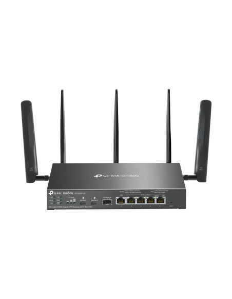 TP-Link Omada ER706WP-4G router inalámbrico Gigabit Ethernet Doble banda (2,4 GHz / 5 GHz) Negro