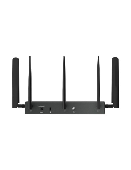 TP-Link Omada ER706WP-4G router inalámbrico Gigabit Ethernet Doble banda (2,4 GHz / 5 GHz) Negro