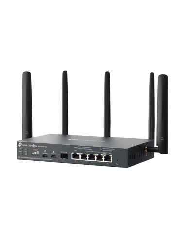 TP-Link Omada ER706WP-4G router inalámbrico Gigabit Ethernet Doble banda (2,4 GHz / 5 GHz) Negro
