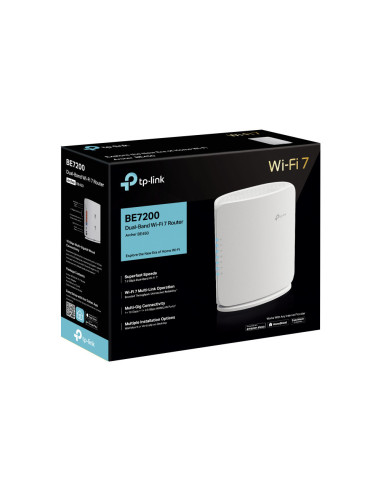 TP-Link Archer BE450 router inalámbrico Multi-Gigabit Ethernet Doble banda (2,4 GHz / 5 GHz) Blanco