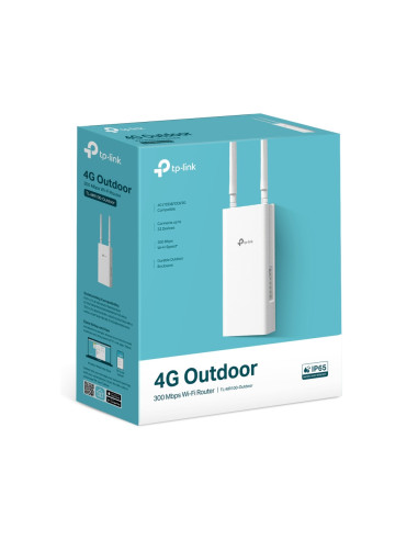 TP-Link TL-MR100-OUTDOOR router inalámbrico Ethernet rápido Banda única (2,4 GHz) 4G Blanco