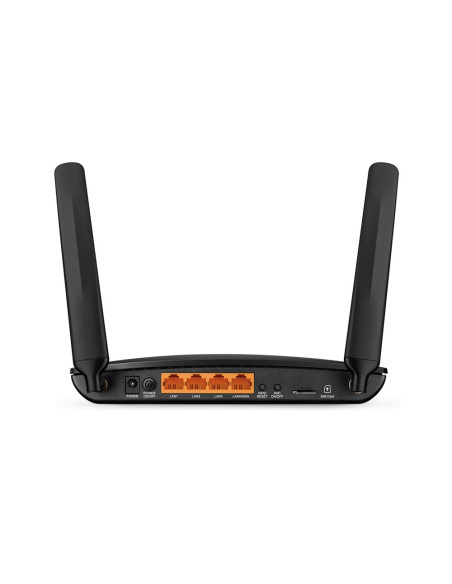 TP-Link Archer MR400 router inalámbrico Ethernet rápido Doble banda (2,4 GHz / 5 GHz) 4G Negro