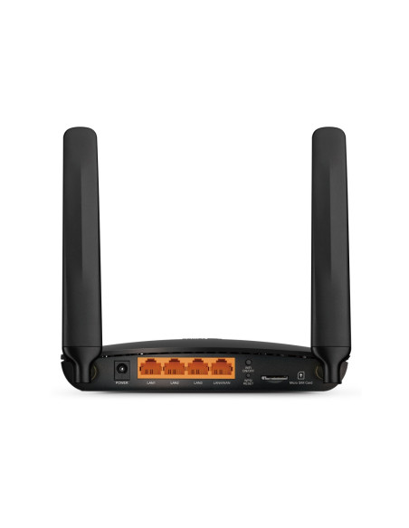 TP-Link Archer MR200 router inalámbrico Ethernet rápido Doble banda (2,4 GHz / 5 GHz) 4G Negro