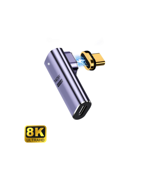 Ewent EC1049 cambiador de género para cable USB-C Púrpura