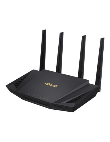 ASUS RT-AX58U router inalámbrico Gigabit Ethernet Doble banda (2,4 GHz / 5 GHz) Negro