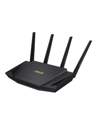 ASUS RT-AX58U router inalámbrico Gigabit Ethernet Doble banda (2,4 GHz / 5 GHz) Negro
