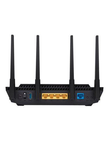 ASUS RT-AX58U router inalámbrico Gigabit Ethernet Doble banda (2,4 GHz / 5 GHz) Negro