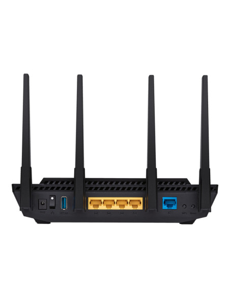 ASUS RT-AX58U router inalámbrico Gigabit Ethernet Doble banda (2,4 GHz / 5 GHz) Negro