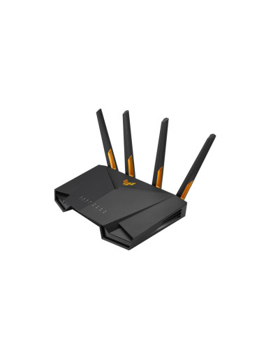 ASUS TUF Gaming AX3000 V2 router inalámbrico Gigabit Ethernet Doble banda (2,4 GHz / 5 GHz) Negro, Naranja