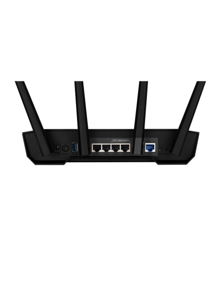 ASUS TUF Gaming AX3000 V2 router inalámbrico Gigabit Ethernet Doble banda (2,4 GHz / 5 GHz) Negro, Naranja