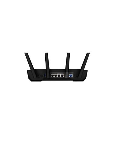 ASUS TUF Gaming AX3000 V2 router inalámbrico Gigabit Ethernet Doble banda (2,4 GHz / 5 GHz) Negro, Naranja