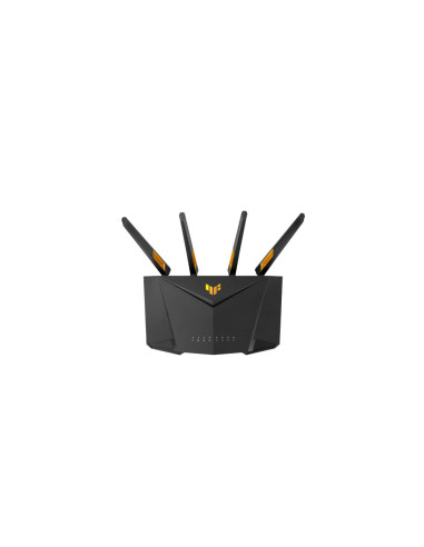 ASUS TUF Gaming AX3000 V2 router inalámbrico Gigabit Ethernet Doble banda (2,4 GHz / 5 GHz) Negro, Naranja