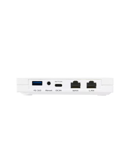 ASUS RT-AX57 Go router inalámbrico Gigabit Ethernet Doble banda (2,4 GHz / 5 GHz) Blanco