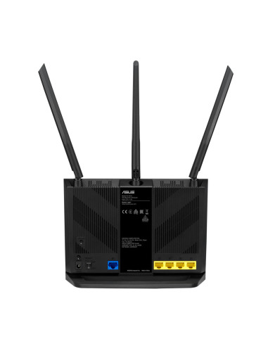 ASUS 4G-AX56 router inalámbrico Gigabit Ethernet Doble banda (2,4 GHz / 5 GHz) Negro