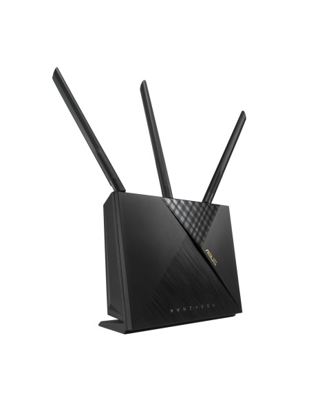 ASUS 4G-AX56 router inalámbrico Gigabit Ethernet Doble banda (2,4 GHz / 5 GHz) Negro
