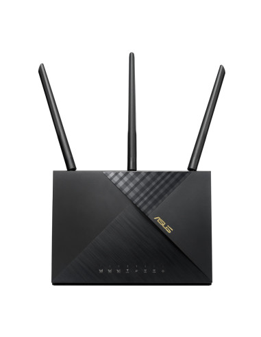 ASUS 4G-AX56 router inalámbrico Gigabit Ethernet Doble banda (2,4 GHz / 5 GHz) Negro