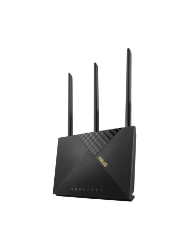 ASUS 4G-AX56 router inalámbrico Gigabit Ethernet Doble banda (2,4 GHz / 5 GHz) Negro