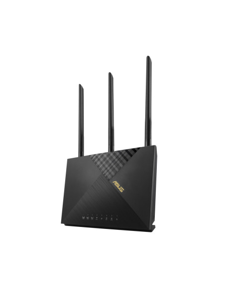 ASUS 4G-AX56 router inalámbrico Gigabit Ethernet Doble banda (2,4 GHz / 5 GHz) Negro