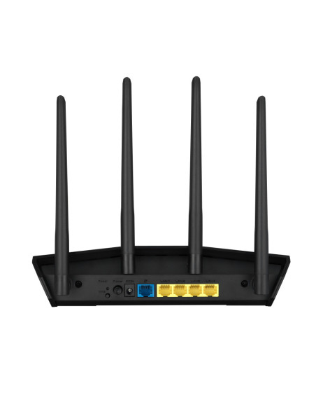 ASUS RT-AX57 router inalámbrico Gigabit Ethernet Doble banda (2,4 GHz / 5 GHz) Negro