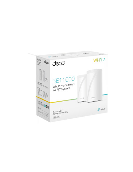 TP-Link Deco BE65 Tribanda (2.4 GHz / 5 GHz / 6 GHz) Wi-Fi 7 (802.11be) Blanco 4 Interno