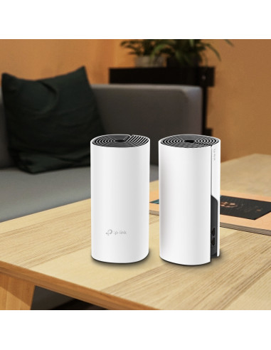 TP-Link Deco M4(2-pack) Doble banda (2,4 GHz / 5 GHz) Wi-Fi 5 (802.11ac) Blanco Interno