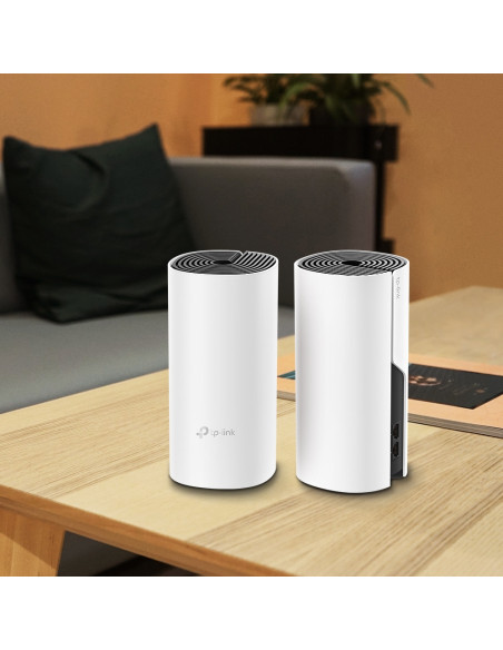TP-Link Deco M4(2-pack) Doble banda (2,4 GHz / 5 GHz) Wi-Fi 5 (802.11ac) Blanco Interno