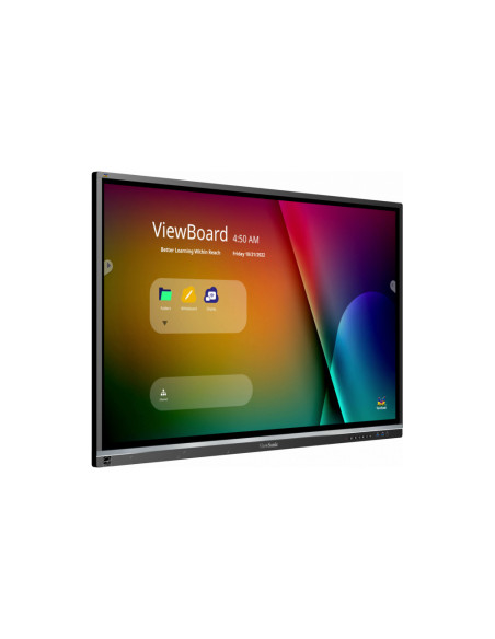 Viewsonic IFP5550-5 pizarra blanca interactiva 139,7 cm (55") 3840 x 2160 Pixeles Pantalla táctil Negro HDMI