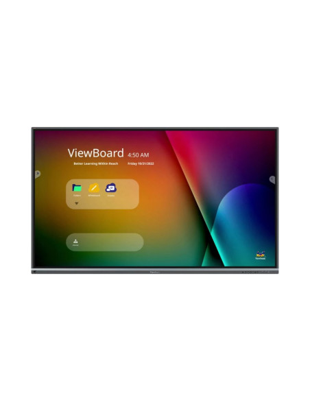 Viewsonic IFP8650-5F pizarra blanca interactiva 2,18 m (86") 3840 x 2160 Pixeles Pantalla táctil Negro HDMI