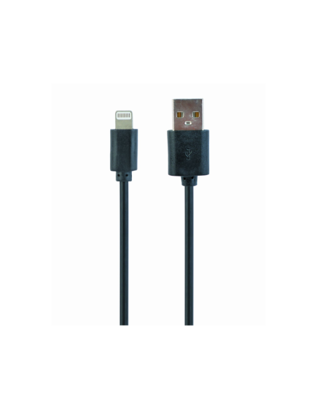 Gembird CC-USB2-AMLM-1M cable de conector Lightning Negro