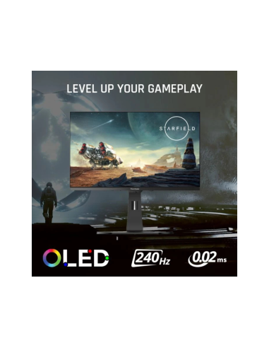 Viewsonic XG272-2K-OLED pantalla para PC 68,6 cm (27") 2560 x 1440 Pixeles Quad HD Negro, Blanco