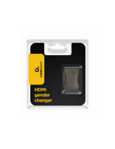 Gembird A-HDMI-FF cambiador de género para cable Negro