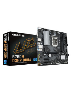 GIGABYTE B760M D3HP DDR4 Placa base - Soporta CPUs Intel Core de 14ª generación, VRM digital de 4+1+1 fases, hasta 5333MHz DDR4 