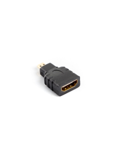 Lanberg AD-0015-BK cambiador de género para cable HDMI Micro HDMI Negro