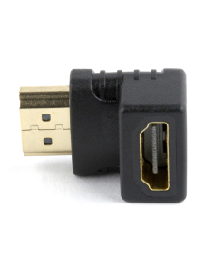 Gembird A-HDMI90-FML cambiador de género para cable HDMI Negro